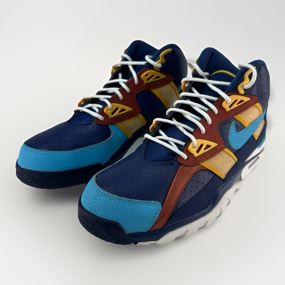 Nike Air Trainer SC High LA Rams CW6023-400 Men's Size 10 Blue Fury Bo Jackson